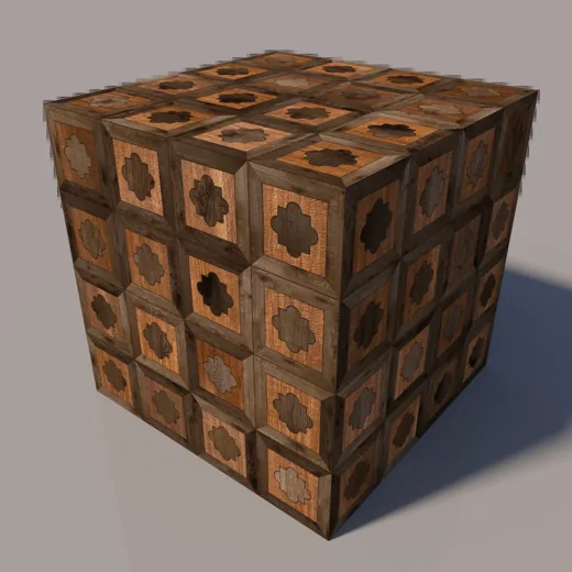 Parquet Tile 3 BricksMap pattern