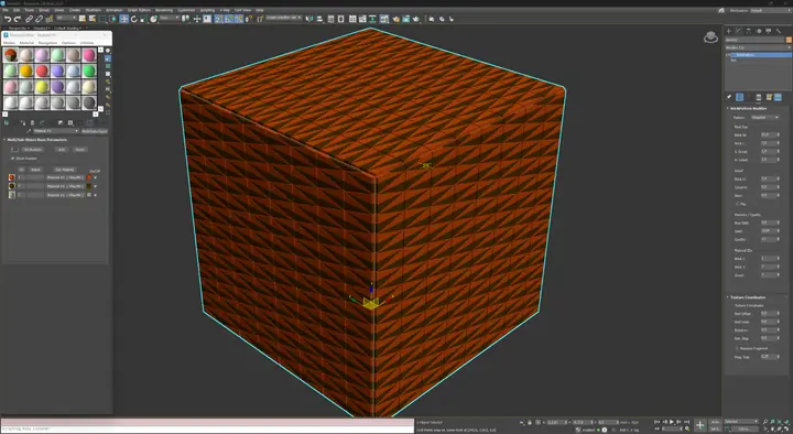Diagonal BricksPattern geometry preview