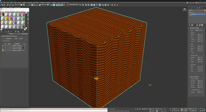 Chevron BricksPattern geometry preview