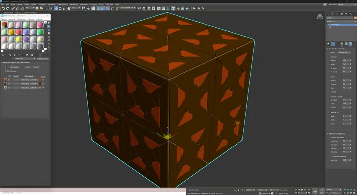 Parquet Tile 3 BricksPattern geometry preview